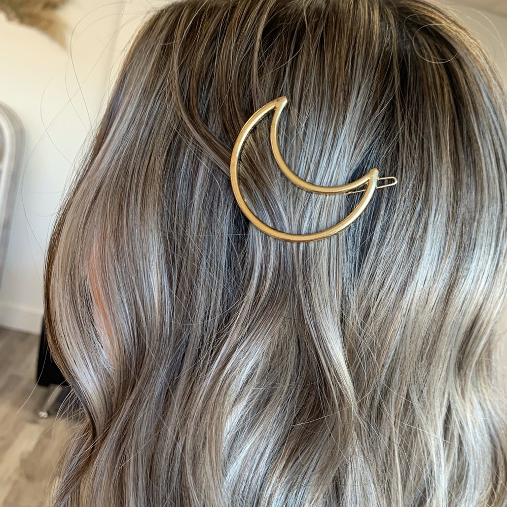 Boho "Moon Phase" Minimalist Crescent Hair Clip